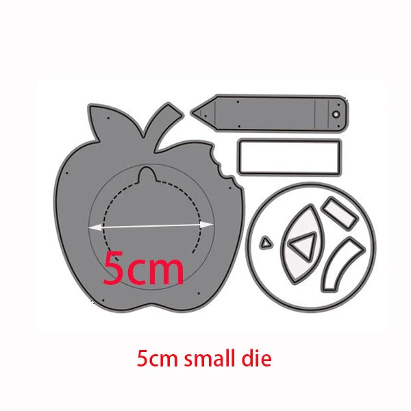 Gingerbread-shaped metal cutting die for Christmas tree ornament, candy holder, and scrapbook making 5cm