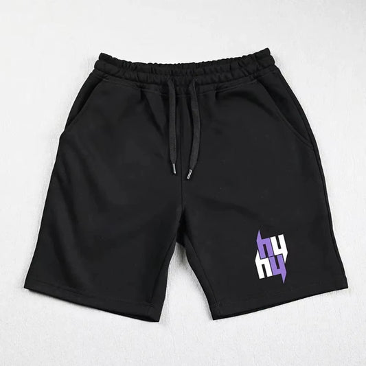 Moto men’s summer cotton shorts, sweat-absorbing loose comfortable running casual fashion brand Yelir World shorts