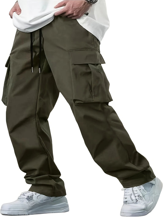 Men’s Casual Workwear Pants  - dark green