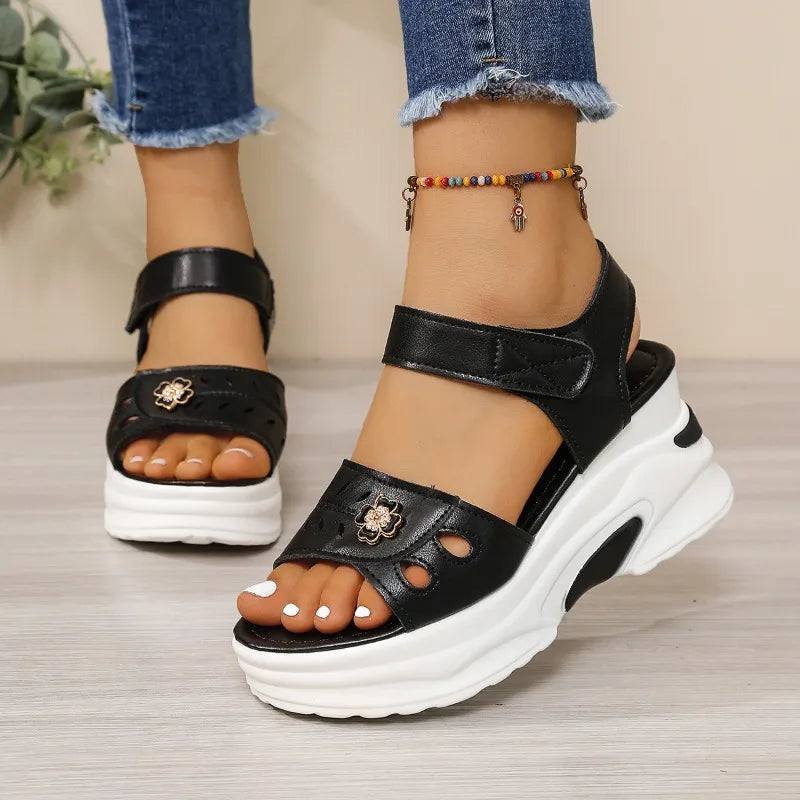 New Women Platform Wedge Sandals Summer Fashion Comfortable Platform Shoes Women Light Casual Beach Shoes Zapatos De Mujer