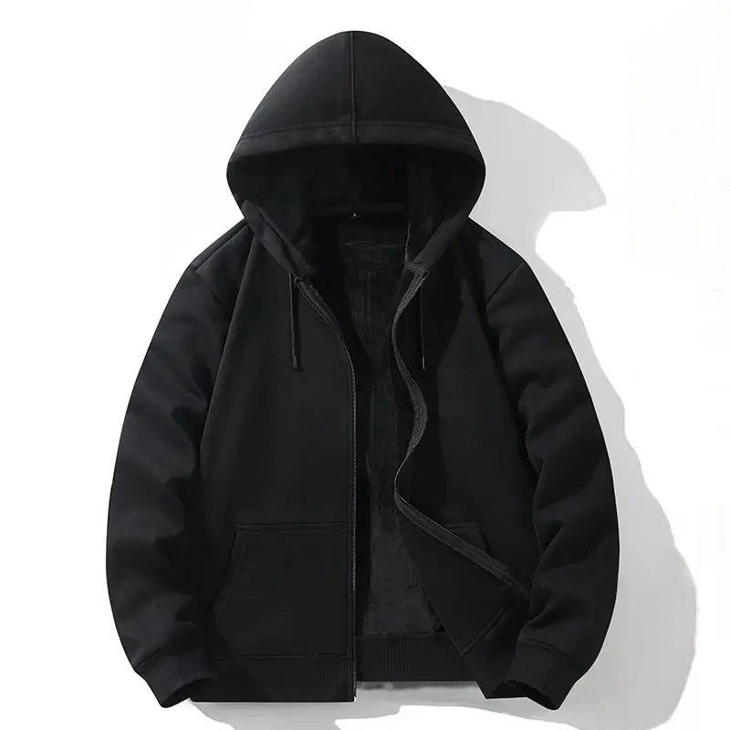 Black hoodie on a white background