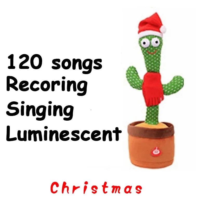 A talking cactus toy   - 4 languages Christmas