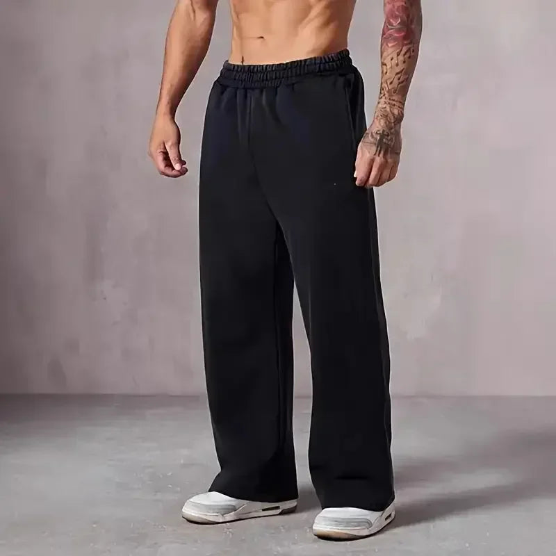 Men’s Jogger Sweatpants – Casual Elastic Waist Sports Pants