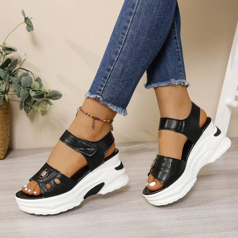New Women Platform Wedge Sandals Summer Fashion Comfortable Platform Shoes Women Light Casual Beach Shoes Zapatos De Mujer