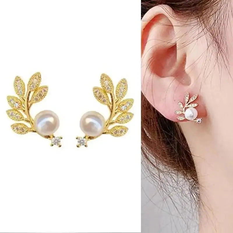 Korean Fashion Seven Star Zircon Earrings For Women Jewelry 2025 Trending New Luxury Women's Crystal Stars Stud Earrings Gifts