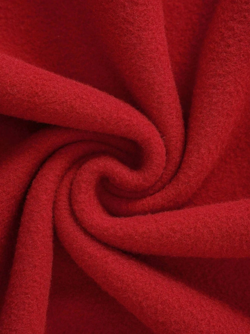 Faith Hope Love Letter Graphic Women Hoody  - Red Material