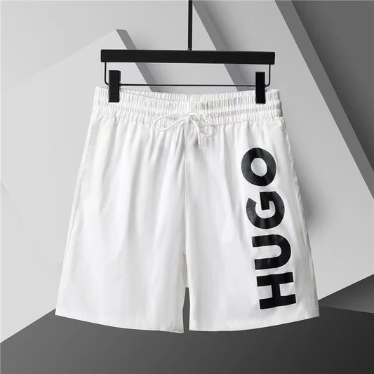 Moto beach pants men’s sports shorts, thin summer loose trend casual printed five-point versatile sports shorts