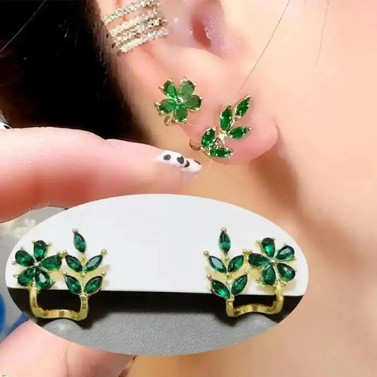 Korean Fashion Seven Star Zircon Earrings For Women Jewelry 2025 Trending New Luxury Women's Crystal Stars Stud Earrings Gifts