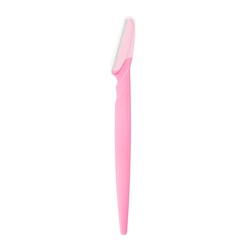 Pink eyelash extension tool on a white background