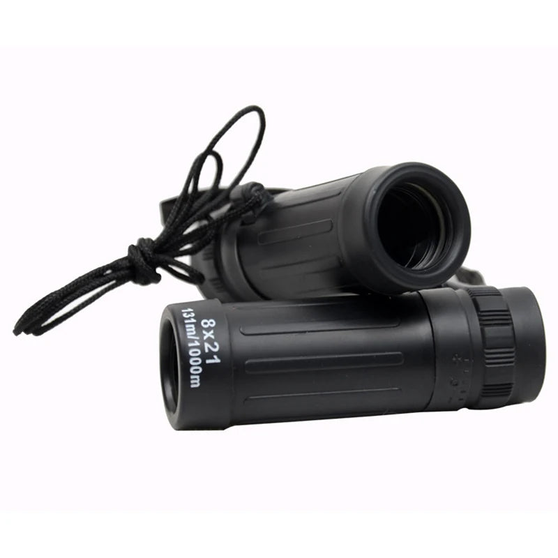 Mini Pocket Monocular Scope Zoom Telescope - Compact Outdoor Optics for Camping and Hiking. 8X21