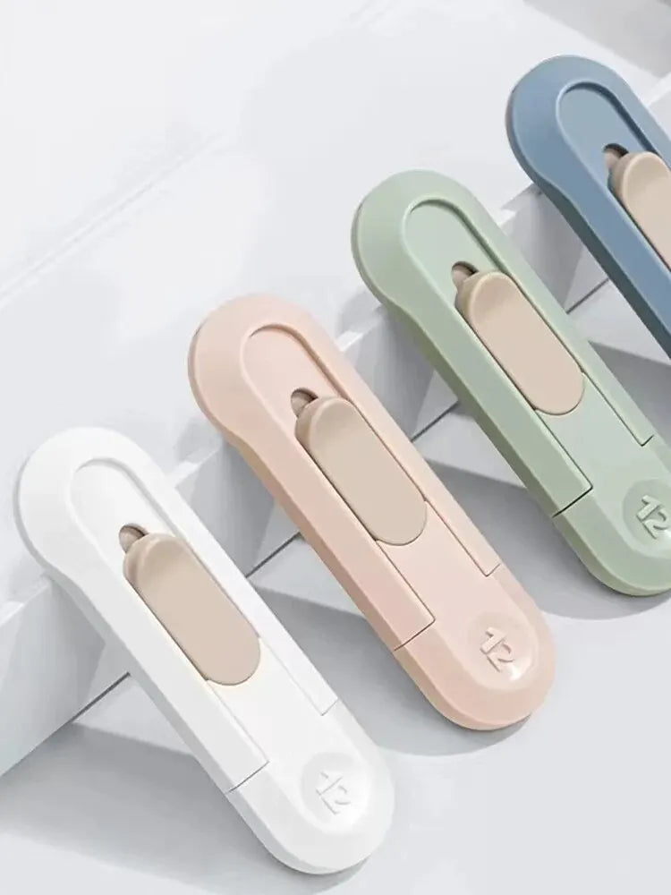 Compact mini box opener and paper cutting knife in a portable design for unboxing, stationery, and wallpaper cutting tasks 4