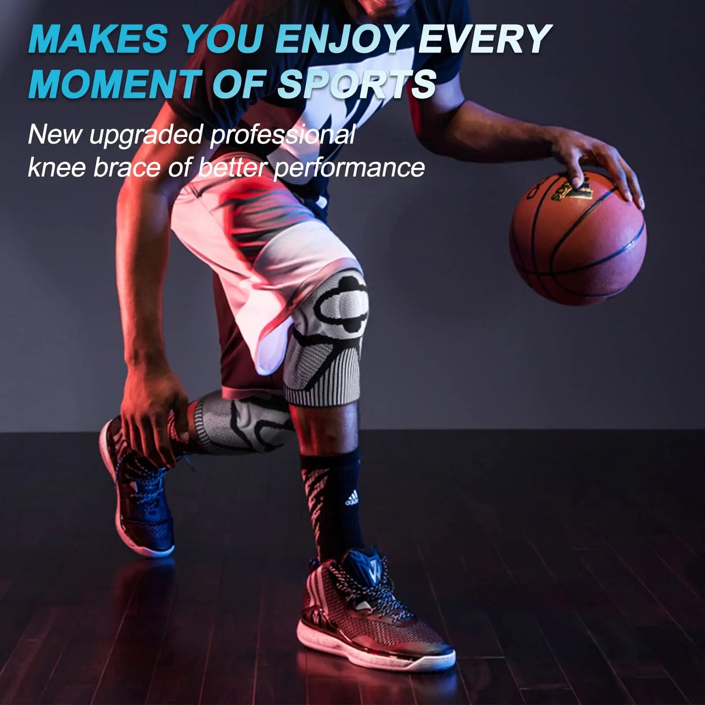 NEENCA compression knee brace sleeve for pain relief, meniscus tear, ACL, arthritis, and joint injury recovery sports
