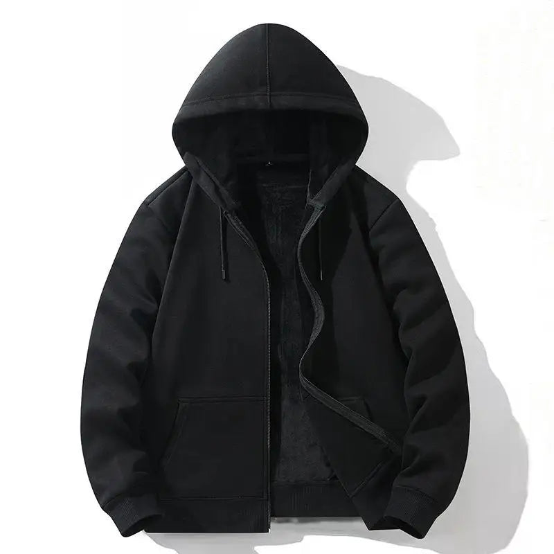 Black hoodie on a white background