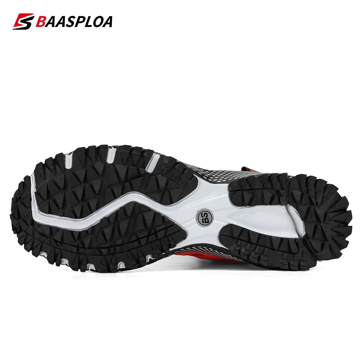 Baasploa men's mesh breathable running shoes – lightweight non-slip sneakers in plus size bs