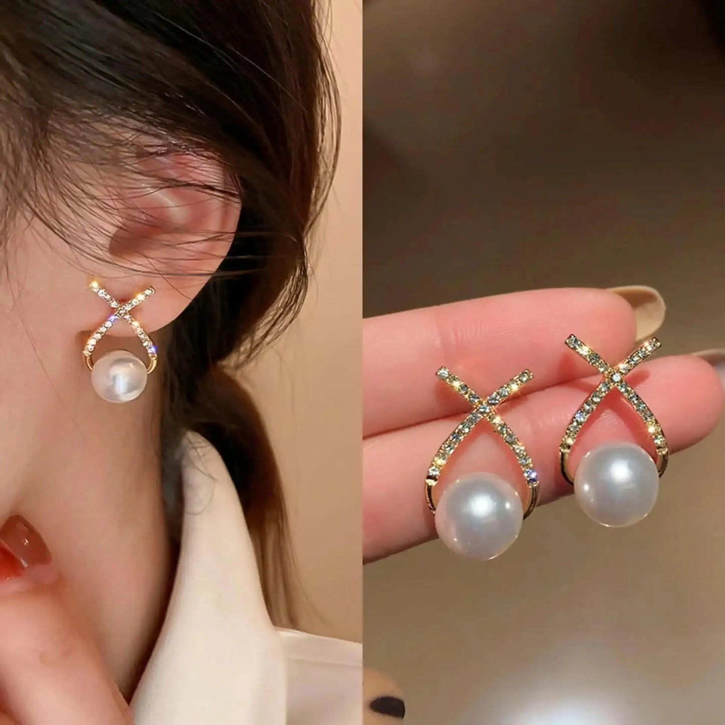 Korean Fashion Seven Star Zircon Earrings For Women Jewelry 2025 Trending New Luxury Women's Crystal Stars Stud Earrings Gifts