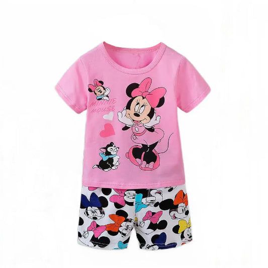 A soft and breathable baby girl pajama set, perfect for newborns and toddlers up to 3 years old