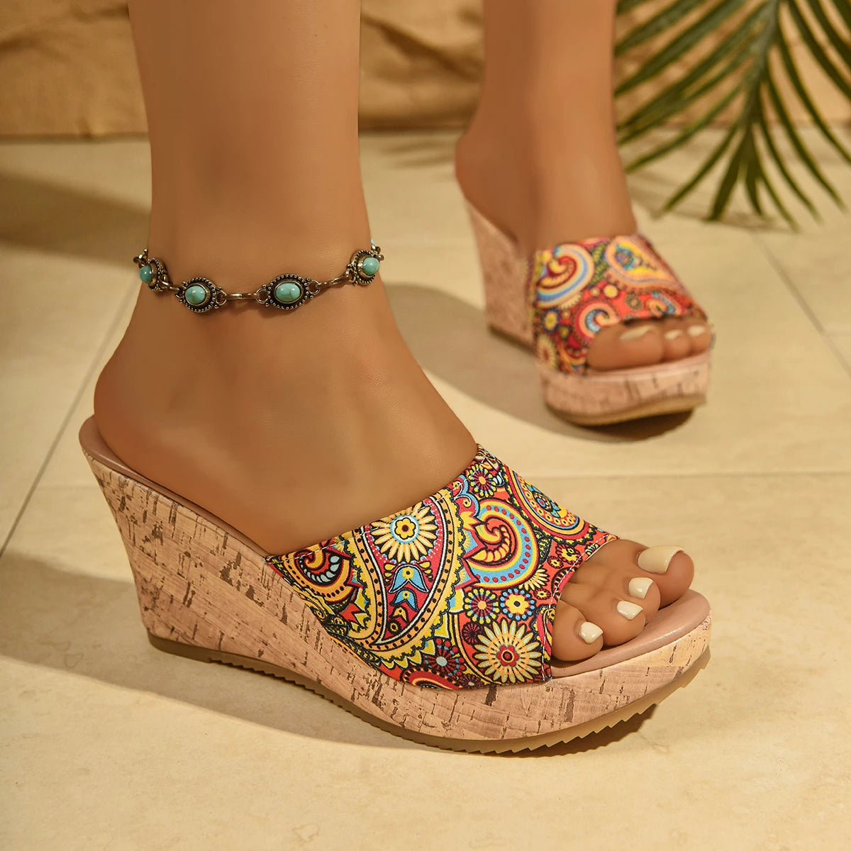 Women Metal Buckle Slippers Flats Platform Flip Flops Shoes Female Summer Beach Sandals Fashion New Casual Open Toe Slides