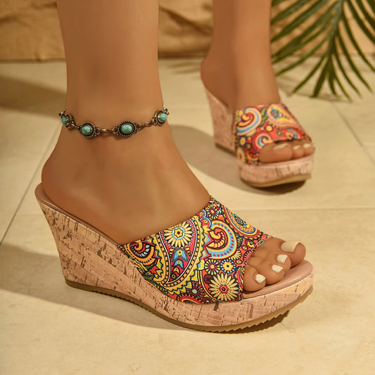 Women Metal Buckle Slippers Flats Platform Flip Flops Shoes Female Summer Beach Sandals Fashion New Casual Open Toe Slides