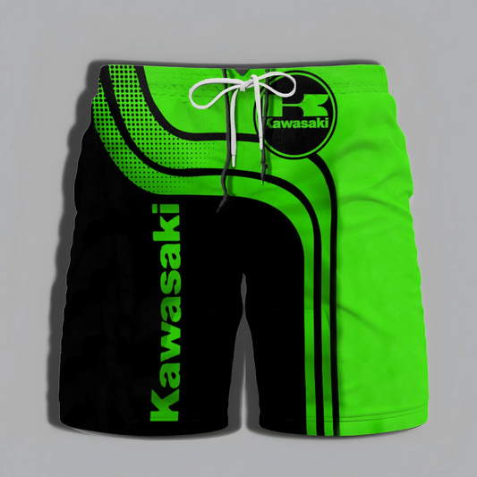 Kawasaki Male Shorts - Bathing Suit  -Green