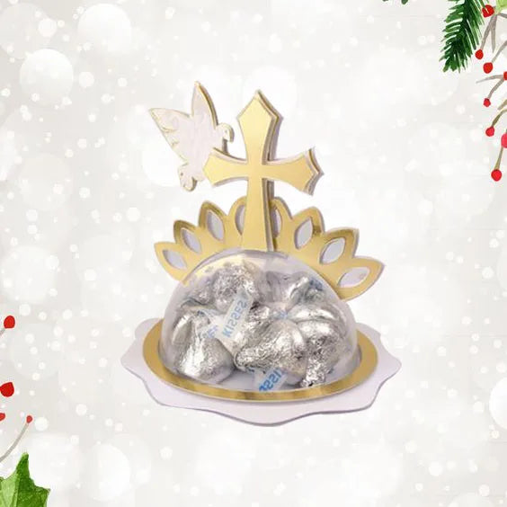 Gingerbread-shaped metal cutting die for Christmas tree ornament, candy holder, and scrapbook making cruz