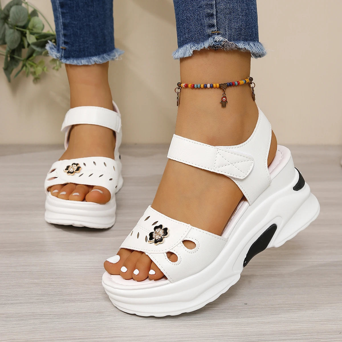 New Women Platform Wedge Sandals Summer Fashion Comfortable Platform Shoes Women Light Casual Beach Shoes Zapatos De Mujer