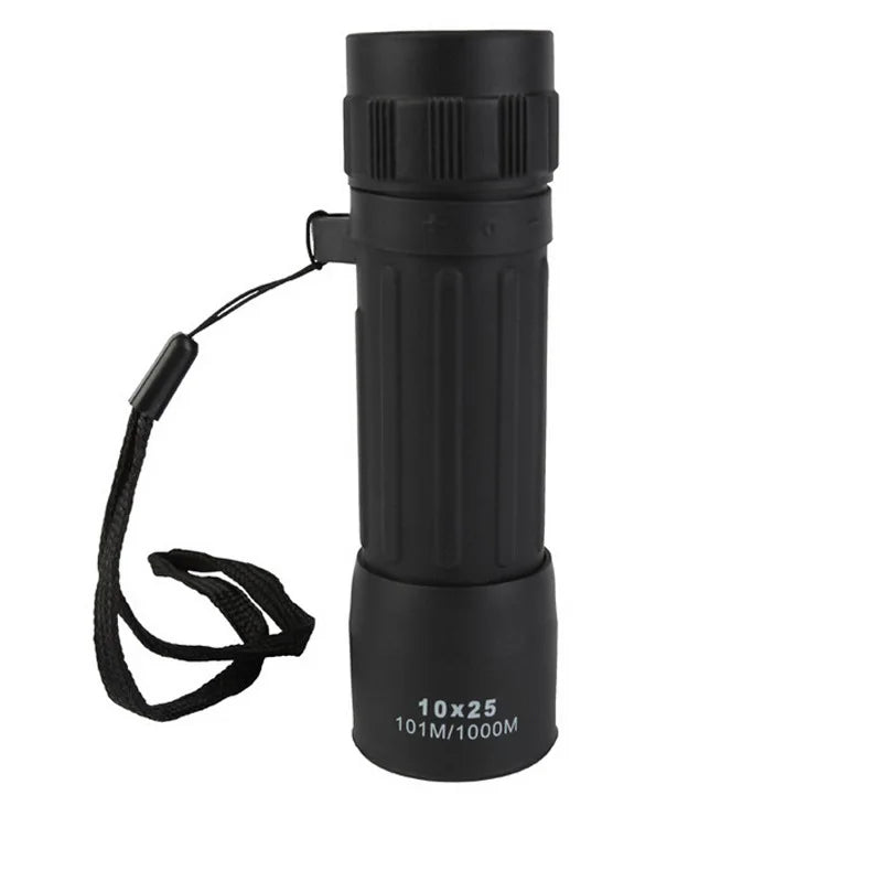 Mini Pocket Monocular Scope Zoom Telescope - Compact Outdoor Optics for Camping and Hiking 10X25