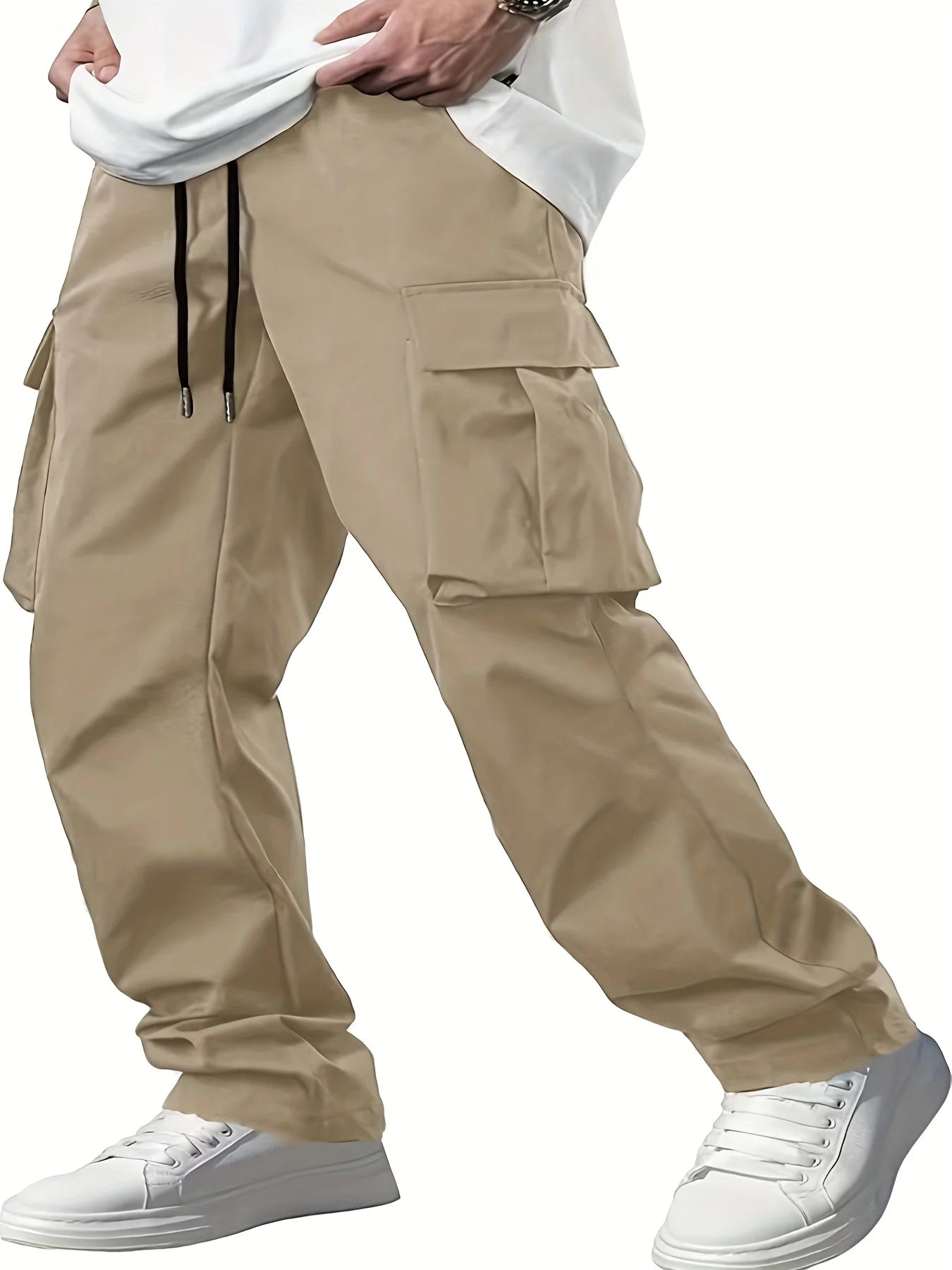 Men’s Casual Workwear Pants  - Khaki