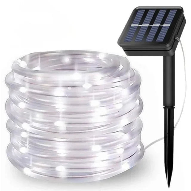 Solar Rope Strip Light Outdoor Waterproof -white5