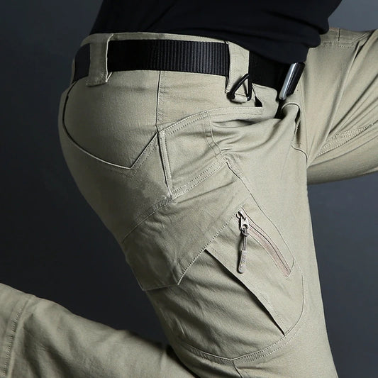 Cotton Men Military Tactical Cargo Pants  - green 4