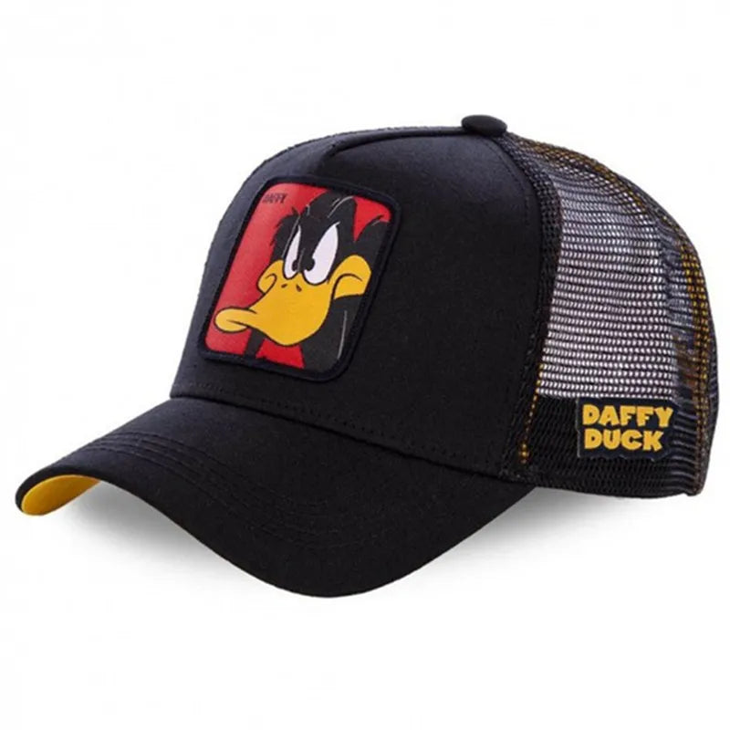 Unisex Anime Cartoon High Quality Cap - 16 black and red
