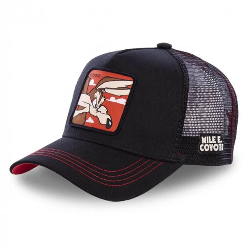 Unisex Anime Cartoon High Quality Cap - coyote 