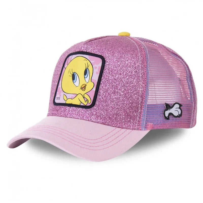 Unisex Anime Cartoon High Quality Cap - pink