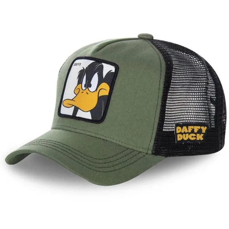 Unisex Anime Cartoon High Quality Cap - green daffy