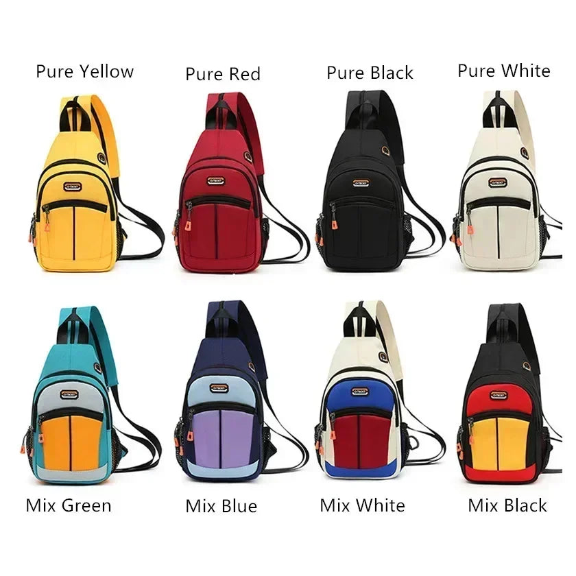 Women Mini Backpack Chest Bag Oxford Cloth Waterproof - all colors available 