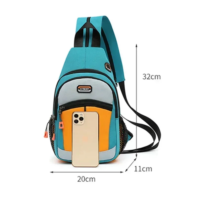 Women’s Mini Waterproof Oxford Cloth Chest Bag – Compact Fashion Crossbody - 6