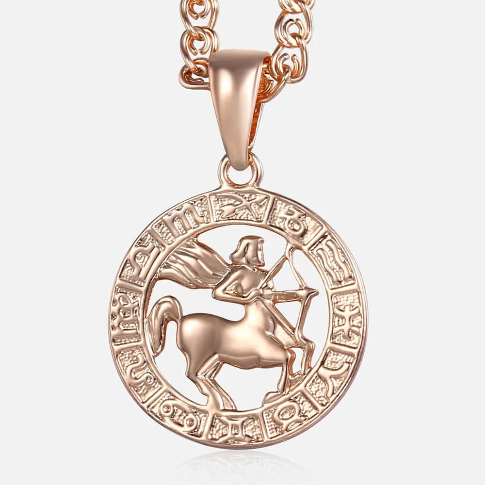 Women's Zodiac Sign Pendant 12 Constellation Charm  - 10