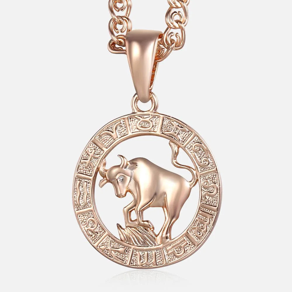 Women's Zodiac Sign Pendant 12 Constellation Charm  - 16