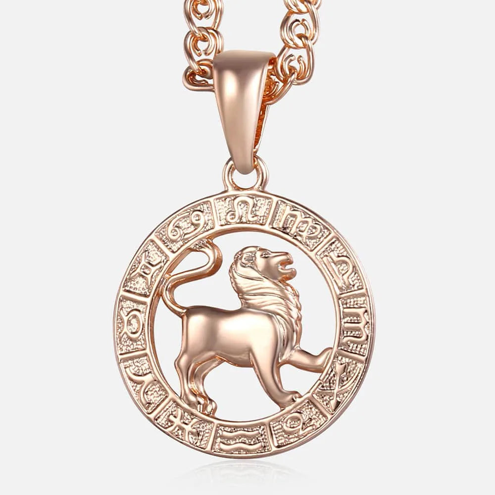 Women's Zodiac Sign Pendant 12 Constellation Charm  - 8